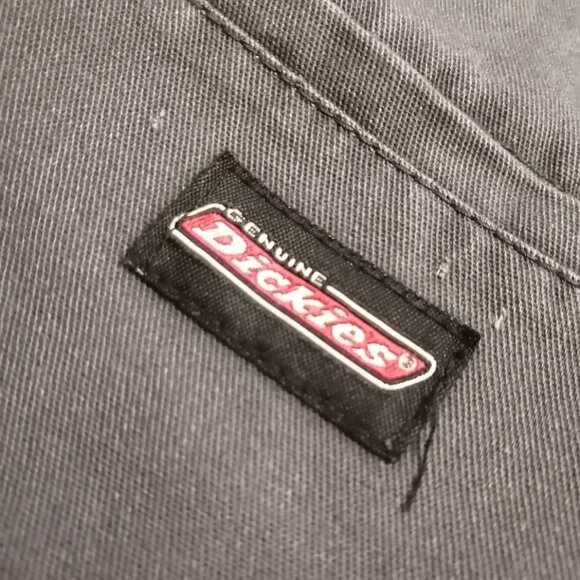 Flat Front Dickies Work Shorts, Grey - Picture 3 of 4